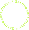 A circular badge with 'Free Consultation' text, symbolizing a complimentary advisory session.